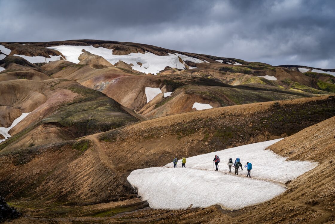 Exploring the Volcanic Highlands of Iceland on Foot