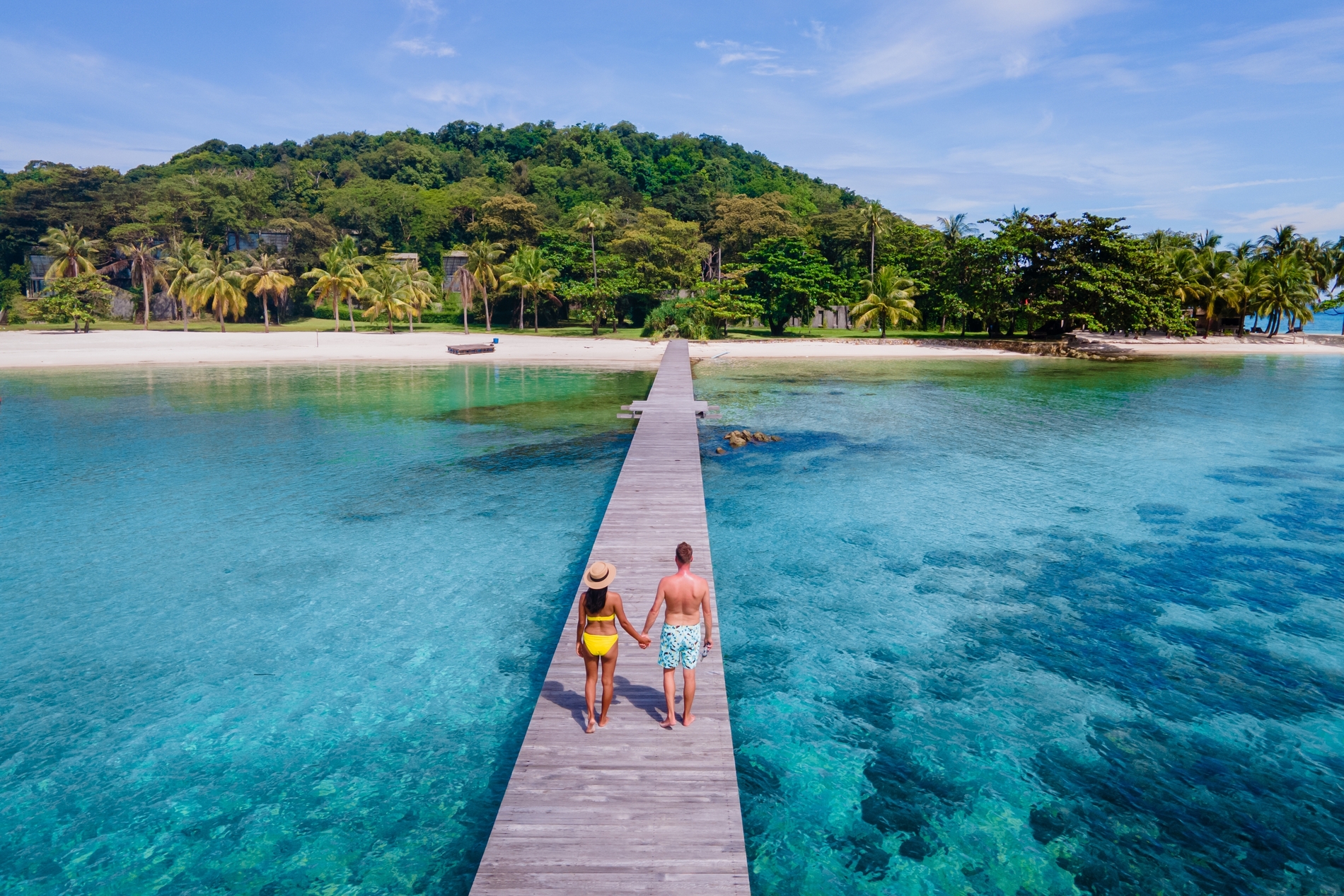 Couple in Maldives