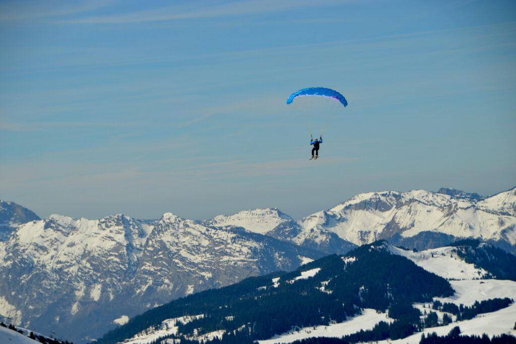 paraglising The Alps