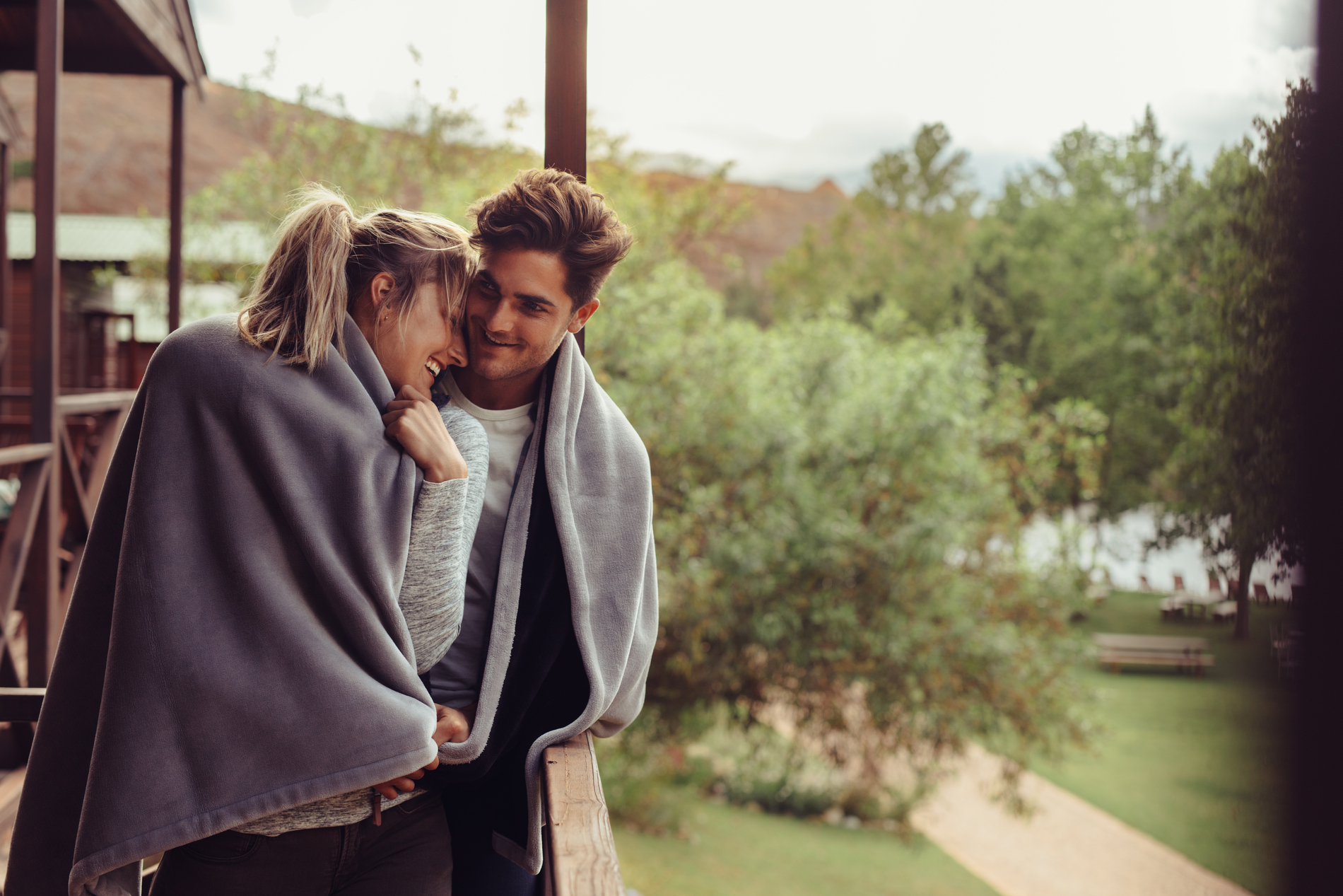 Romance in cottage