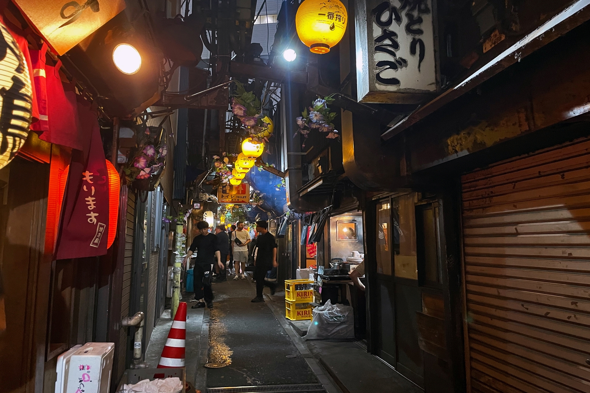 Golden Gai’s at night