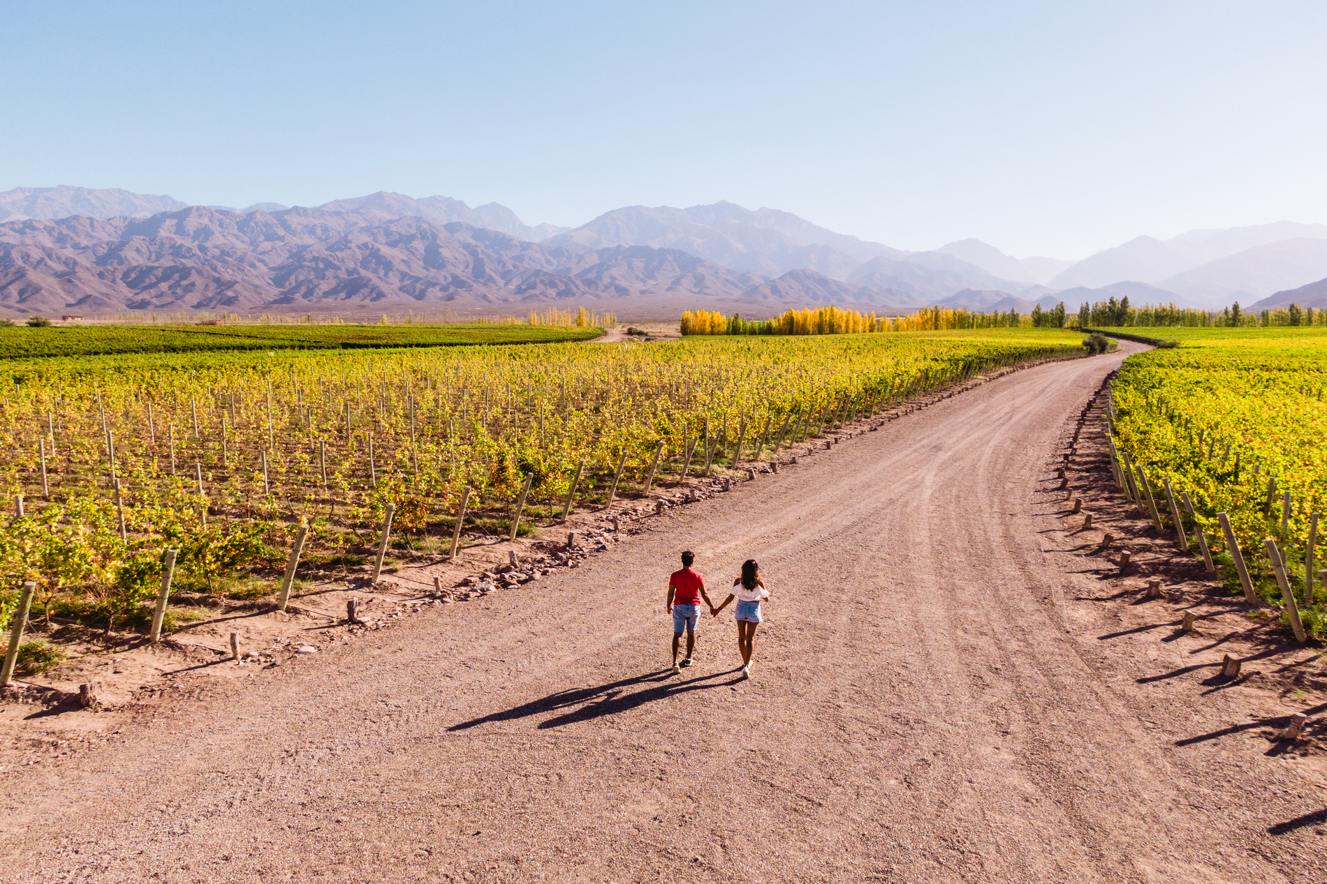 Couple traveling in Argentina