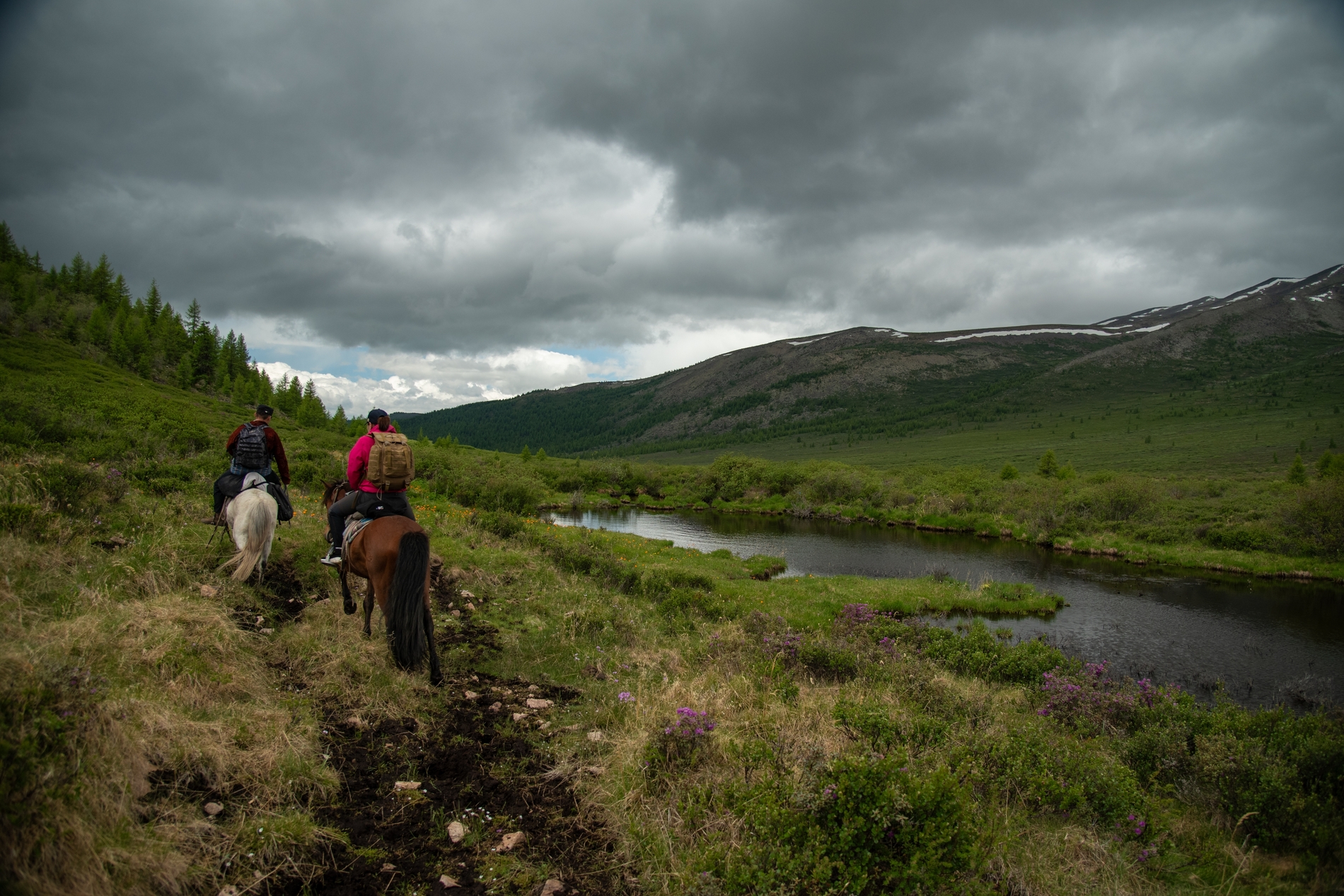 horse trekking in Asia