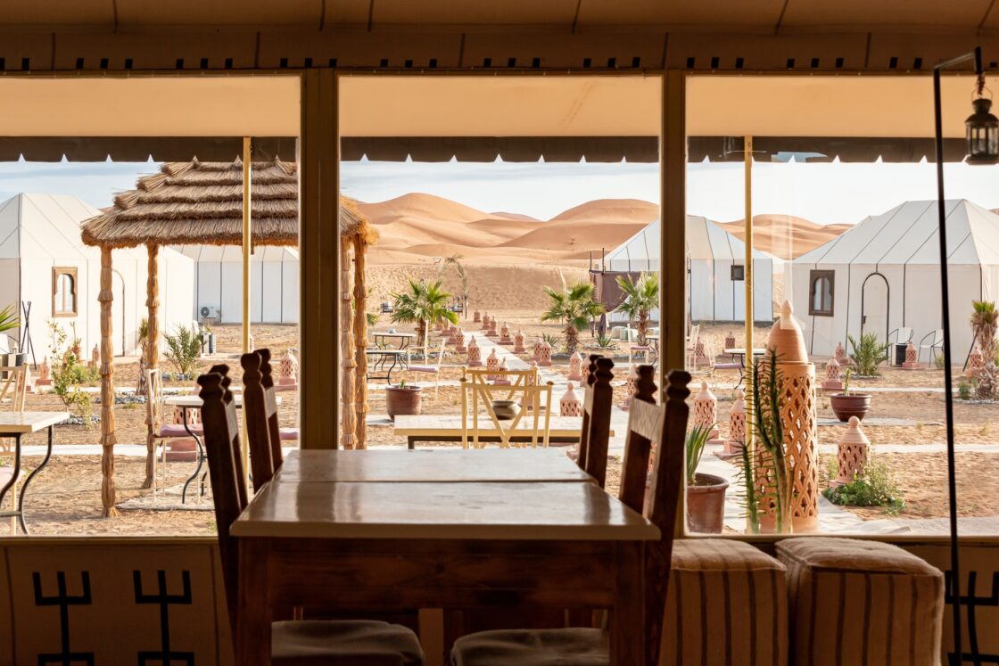 Luxury desert camp