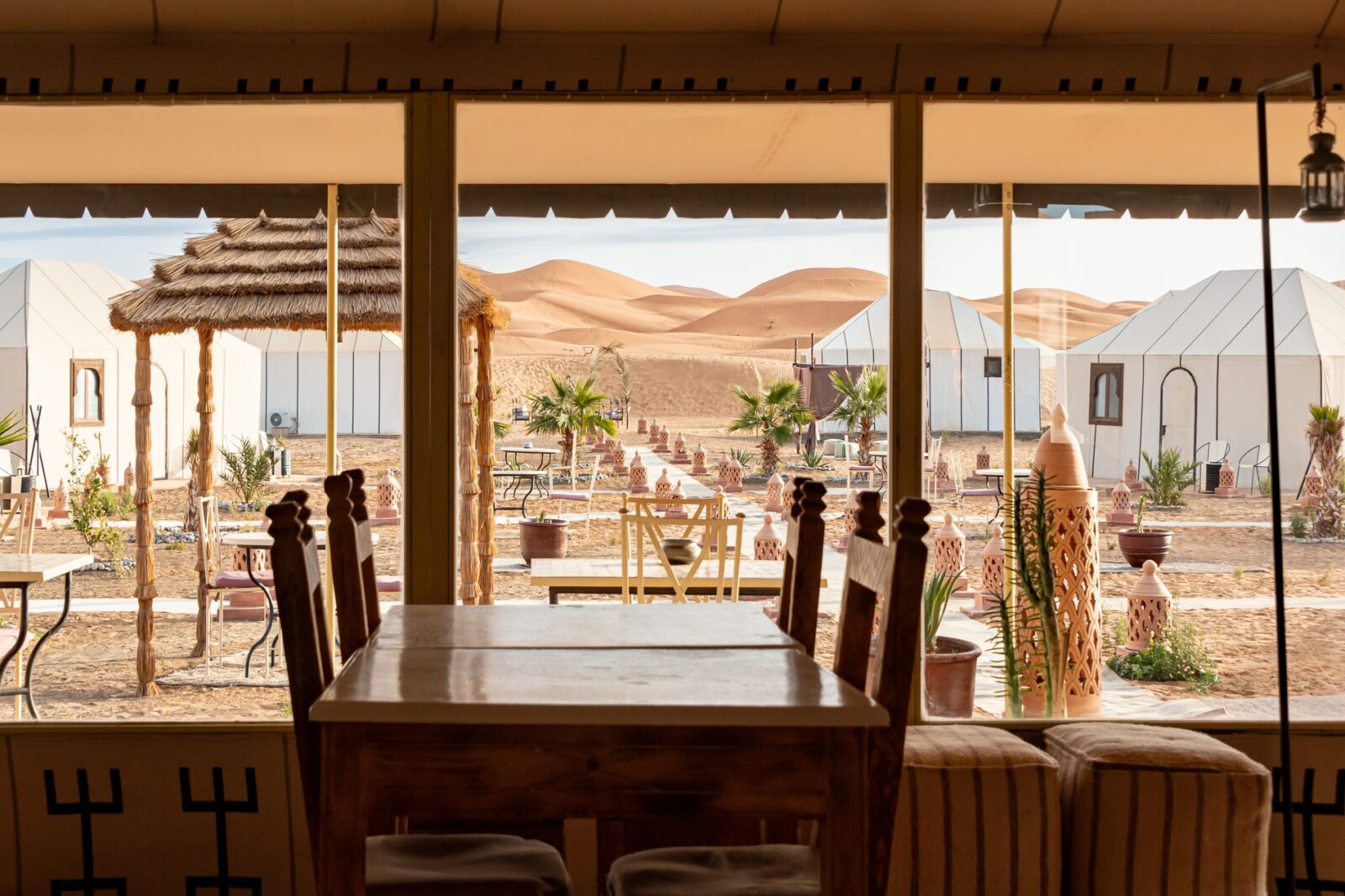 Luxury desert camp