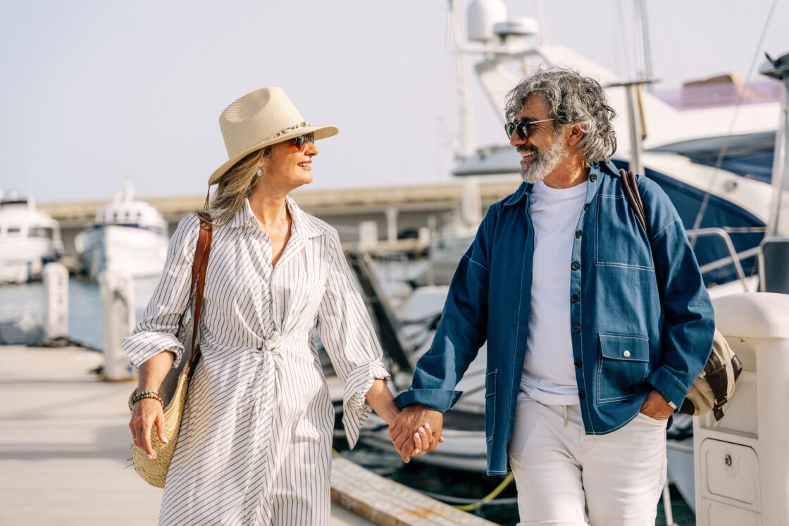 Couple in boat